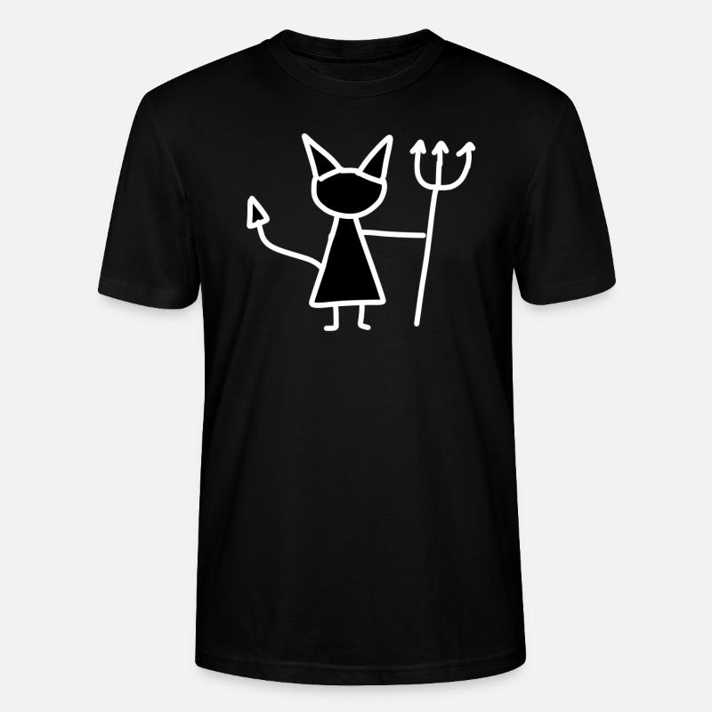 Teufel böse - Stanley/Stella Unisex Bio-T-Shirt CRAFTER - Schwarz