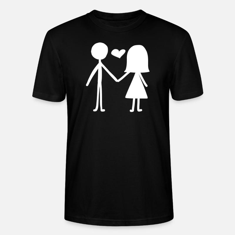 Relation amoureuse - T-shirt bio CRAFTER Stanley Stella Unisexe - noir