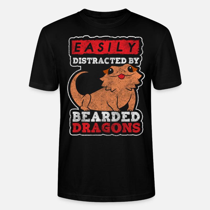 Lizard Lizard Lizard Lizard - Stanley/Stella CRAFTER Unisex Organic T-Shirt - black