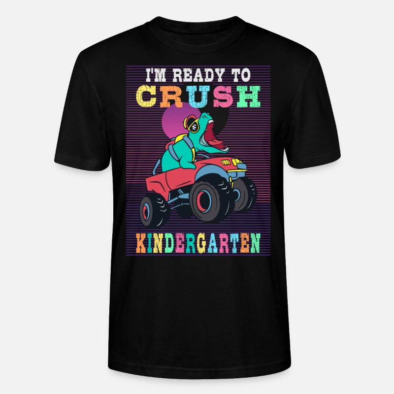 Ready for kindergarten - Stanley/Stella CRAFTER Unisex Organic T-Shirt - black