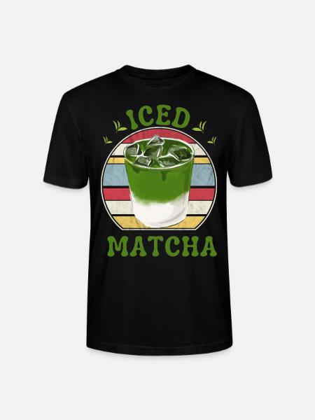 ICED MATCHA TEA - T-shirt bio CRAFTER Stanley Stella Unisexe - noir