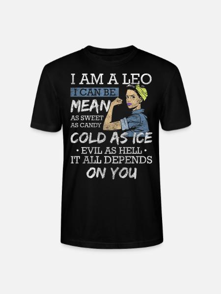 Leo superstition characteristics Leo - Stanley/Stella CRAFTER Unisex Organic T-Shirt - black