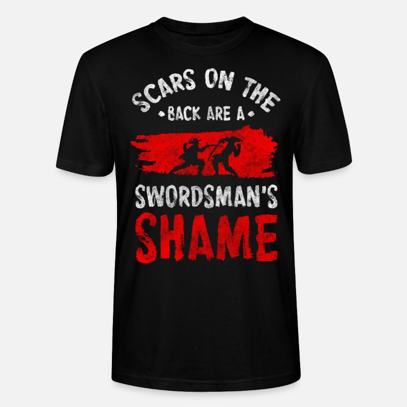 Schwertkämpfer Axt Japan Gladiator - Stanley/Stella Unisex Bio-T-Shirt CRAFTER - Schwarz