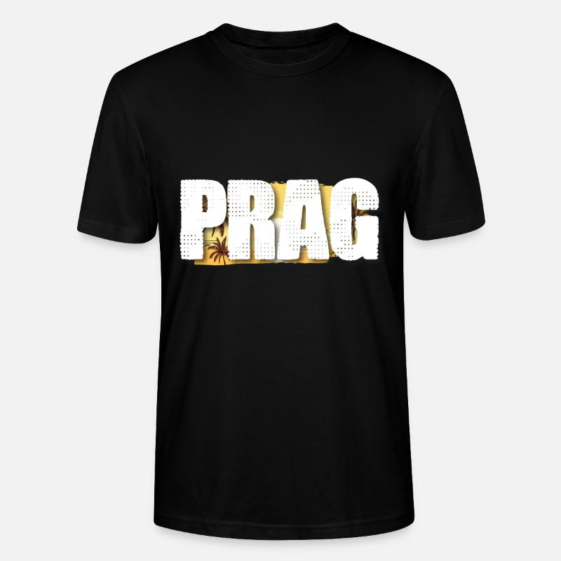 Prag - Stanley/Stella Unisex Bio-T-Shirt CRAFTER - Schwarz