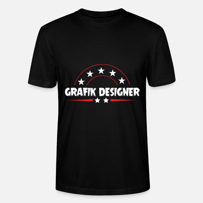 Grafik Designer Beruf - Stanley/Stella Unisex Bio-T-Shirt CRAFTER - Schwarz