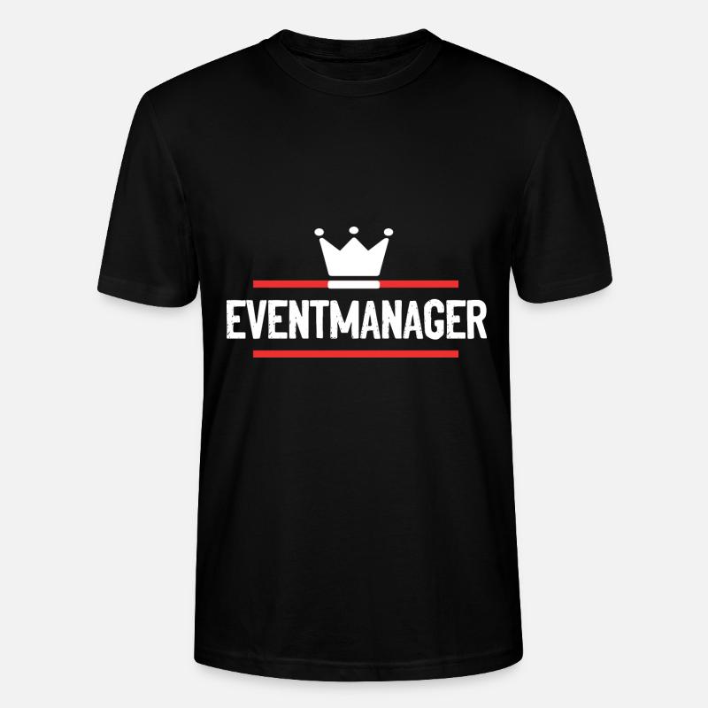 Eventmanager - Stanley/Stella Unisex Bio-T-Shirt CRAFTER - Schwarz