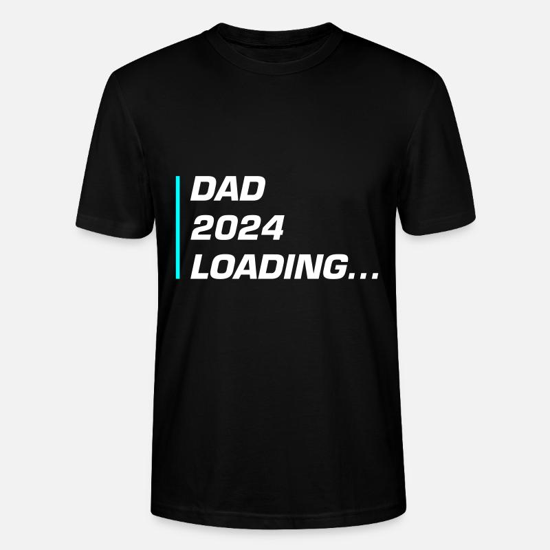 Dad 2024 Loading Papa - Stanley/Stella Unisex Bio-T-Shirt CRAFTER - Schwarz