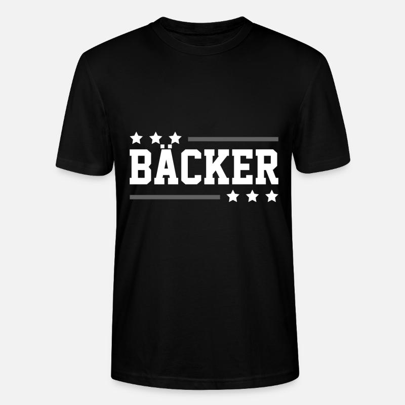Bäcker Beruf - Stanley/Stella Unisex Bio-T-Shirt CRAFTER - Schwarz