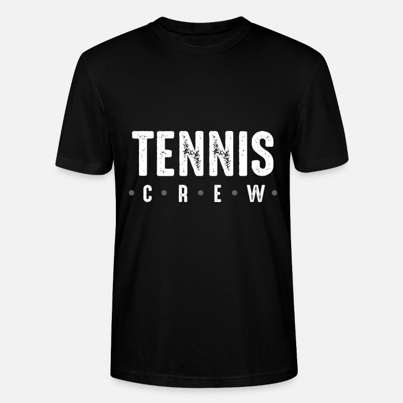 Équipe de tennis - T-shirt bio CRAFTER Stanley Stella Unisexe - noir