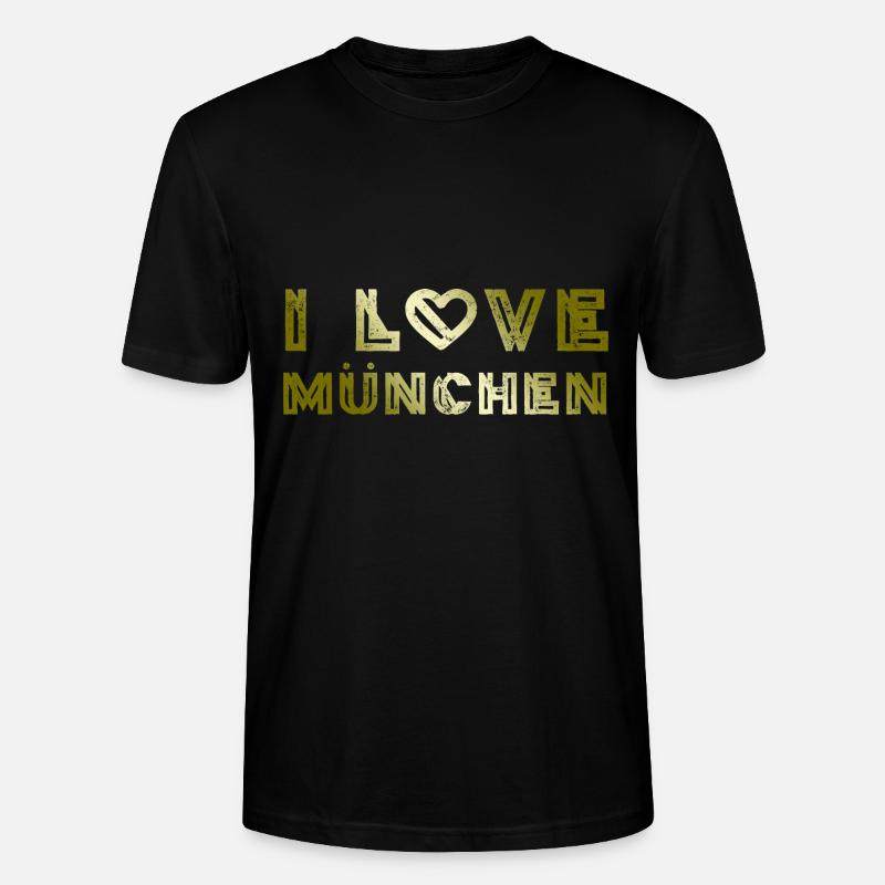 J’aime Munich - T-shirt bio CRAFTER Stanley Stella Unisexe - noir