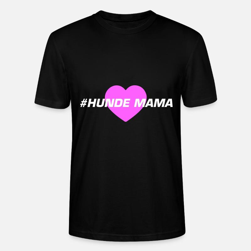 Hunde Mama - Stanley/Stella Unisex Bio-T-Shirt CRAFTER - Schwarz