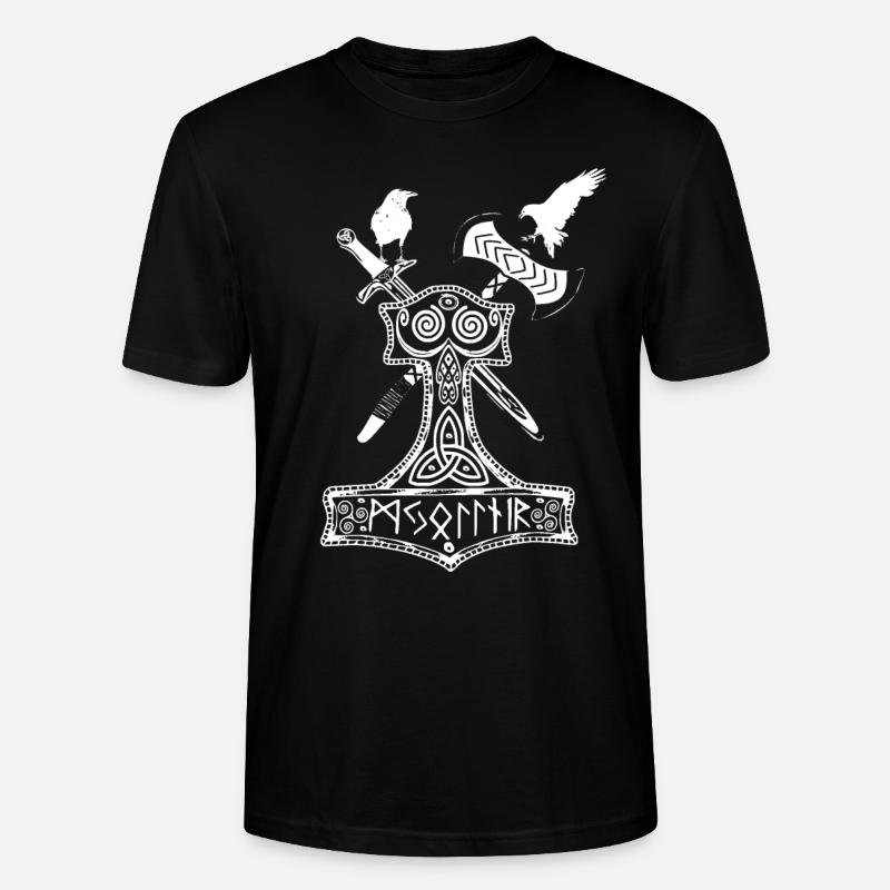 Thor Hammer - Stanley/Stella Unisex Bio-T-Shirt CRAFTER - Schwarz
