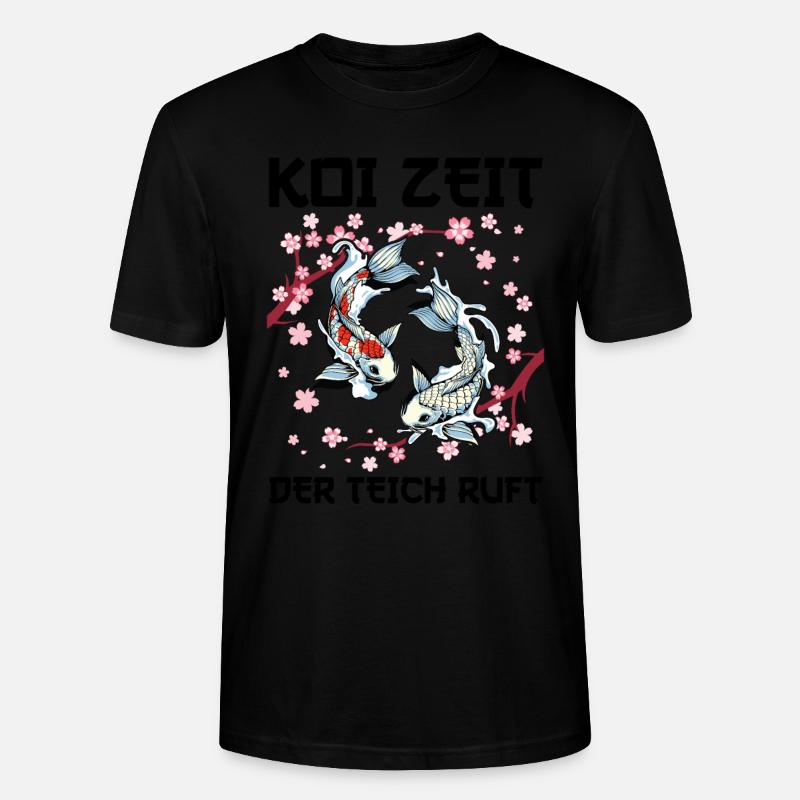 Kois Koi Sarkasmus Geschenk - Stanley/Stella Unisex Bio-T-Shirt CRAFTER - Schwarz