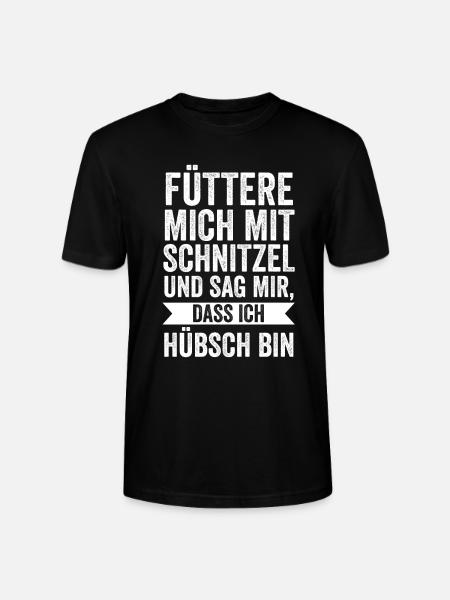 Schnitzel Wiener Wiener Schnitzel Geschenk - Stanley/Stella Unisex Bio-T-Shirt CRAFTER - Schwarz