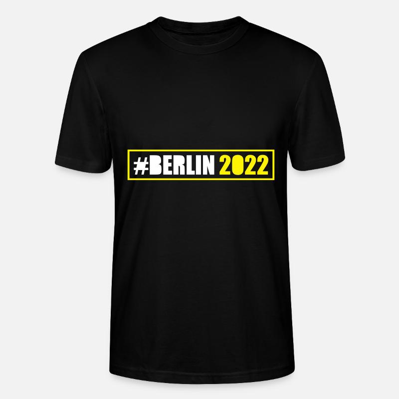 Berlin 2022 - Stanley/Stella Unisex Bio-T-Shirt CRAFTER - Schwarz