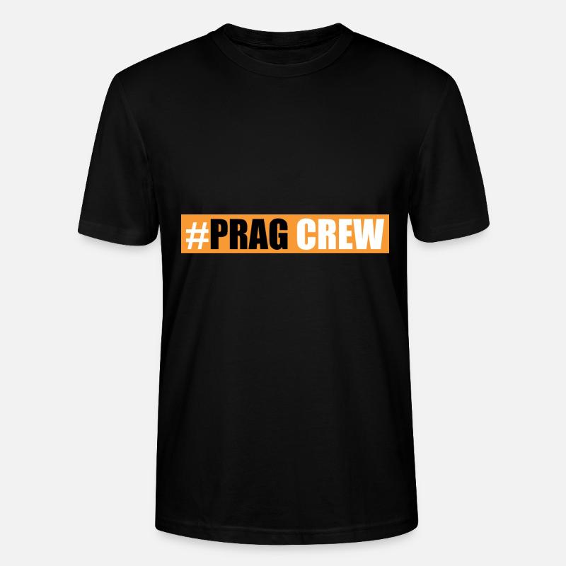 Prag Crew - Stanley/Stella Unisex Bio-T-Shirt CRAFTER - Schwarz