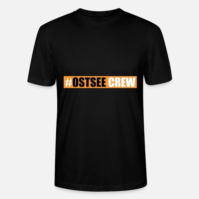 Ostsee Crew - Stanley/Stella Unisex Bio-T-Shirt CRAFTER - Schwarz