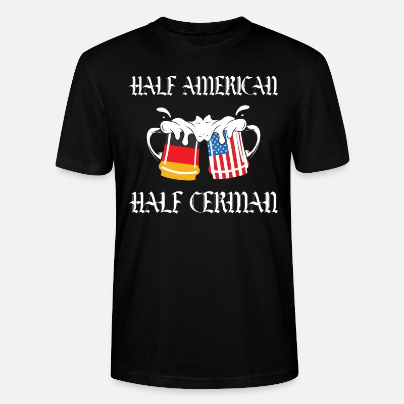 Bier amerikanisch-deutscher Herkunft - Stanley/Stella Unisex Bio-T-Shirt CRAFTER - Schwarz