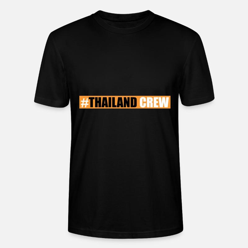 Thaïlande Équipage - T-shirt bio CRAFTER Stanley Stella Unisexe - noir