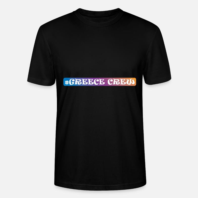 Greece Crew - Stanley/Stella Unisex Bio-T-Shirt CRAFTER - Schwarz