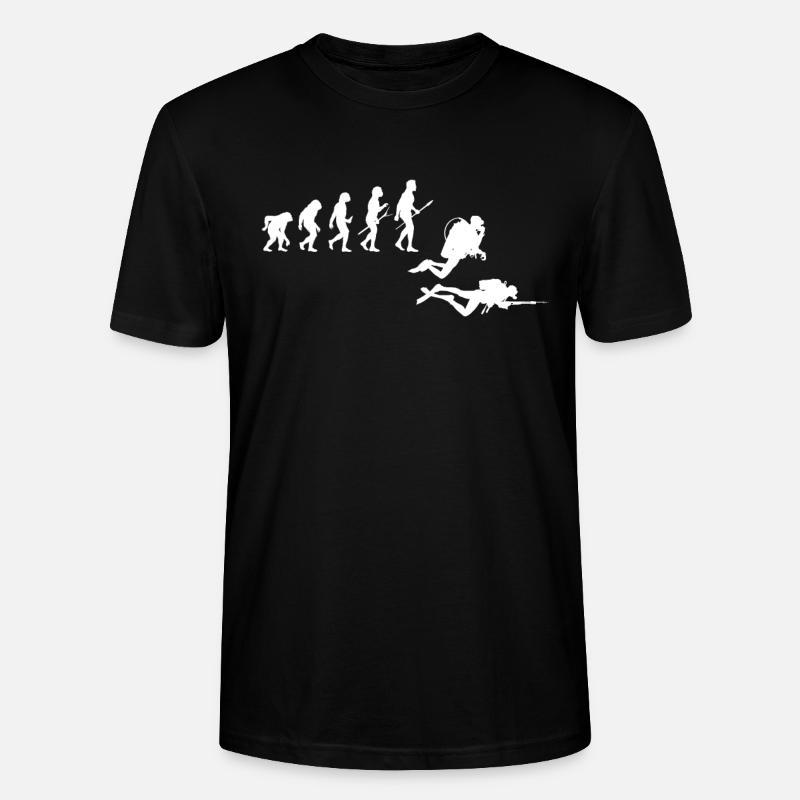 Evolution Diving Plongeur sous-marin Speargon - T-shirt bio CRAFTER Stanley Stella Unisexe - noir
