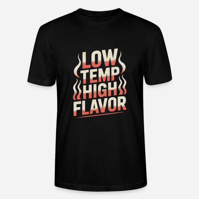 Fumage de la viande à basse température et grande saveur - T-shirt bio CRAFTER Stanley Stella Unisexe - noir