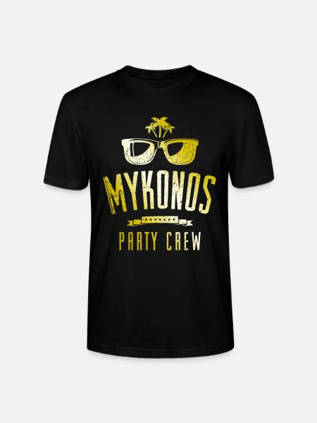 Équipage de mykonos - T-shirt bio CRAFTER Stanley Stella Unisexe - noir