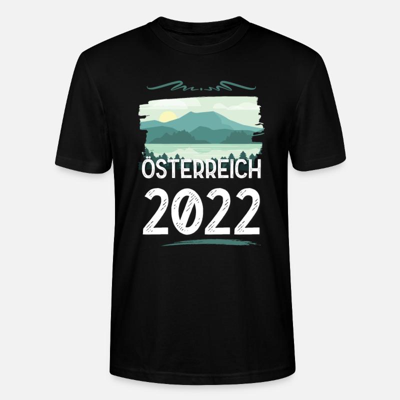 Autriche 2022 - T-shirt bio CRAFTER Stanley Stella Unisexe - noir