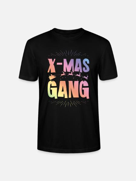 X-mas Gang - Stanley/Stella CRAFTER Unisex Organic T-Shirt - black