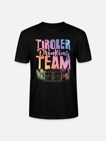 Tyrolean Drinking Team - Stanley/Stella CRAFTER Unisex Organic T-Shirt - black