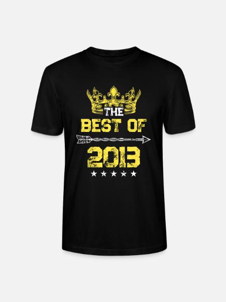 2013 best of birthday - Stanley/Stella CRAFTER Unisex Organic T-Shirt - black