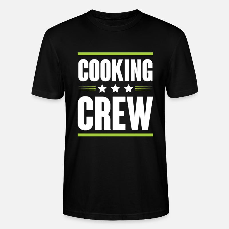 Équipe de cuisson - T-shirt bio CRAFTER Stanley Stella Unisexe - noir