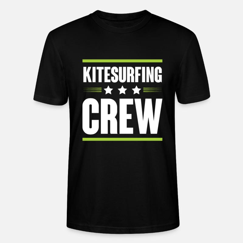 Équipage de kitesurf - T-shirt bio CRAFTER Stanley Stella Unisexe - noir