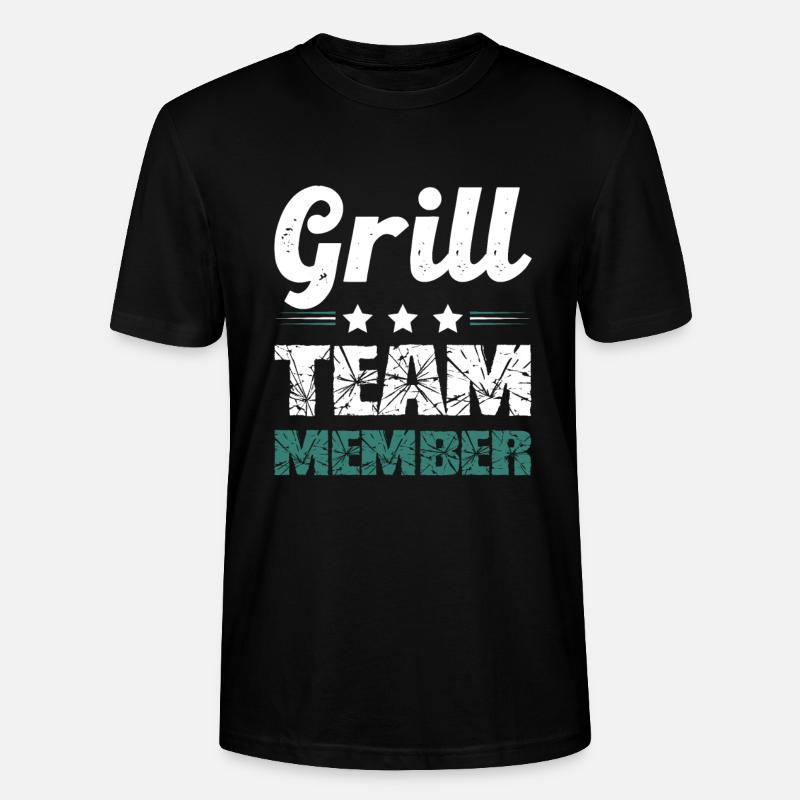 L’équipe Grill - T-shirt bio CRAFTER Stanley Stella Unisexe - noir