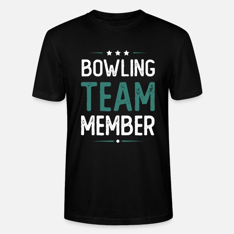 Bowling Team - Stanley/Stella Unisex Bio-T-Shirt CRAFTER - Schwarz