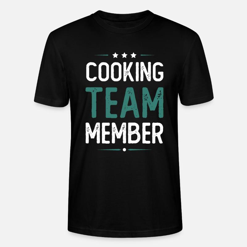 Cooking Team - Stanley/Stella Unisex Bio-T-Shirt CRAFTER - Schwarz