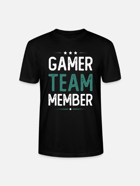 Gamer Team - Stanley/Stella Unisex Bio-T-Shirt CRAFTER - Schwarz