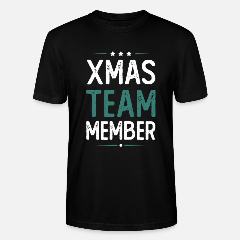L’équipe de Noël - T-shirt bio CRAFTER Stanley Stella Unisexe - noir
