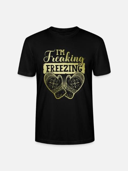 Freezing Winter - Stanley/Stella CRAFTER Unisex Organic T-Shirt - black