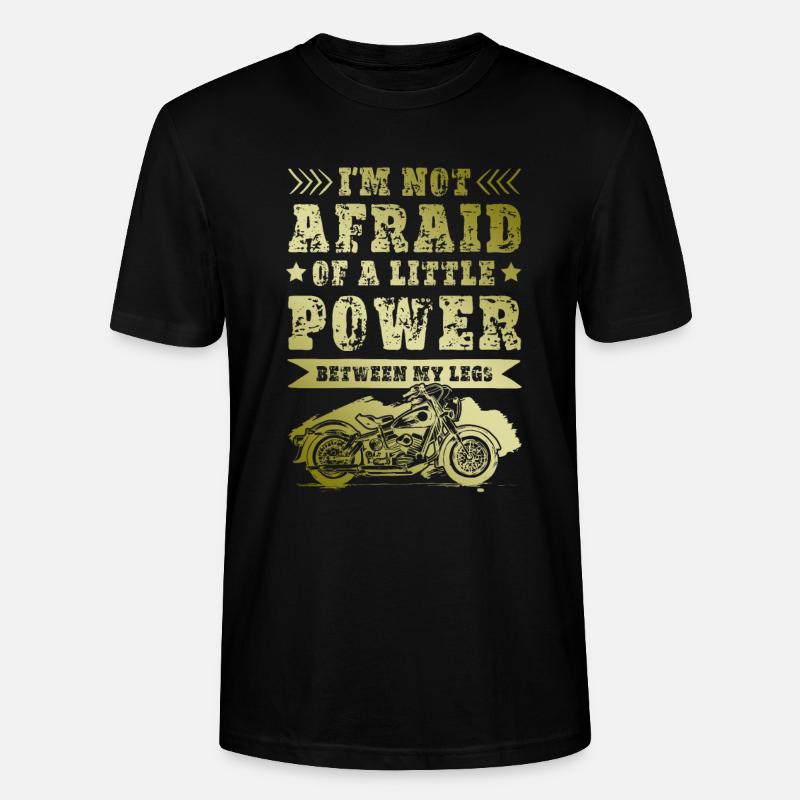 Puissance de la moto - T-shirt bio CRAFTER Stanley Stella Unisexe - noir
