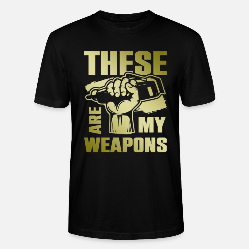 Barber weapons - Stanley/Stella Unisex Bio-T-Shirt CRAFTER - Schwarz