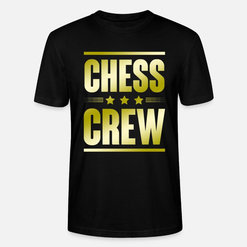 Équipe d’échecs - T-shirt bio CRAFTER Stanley Stella Unisexe - noir