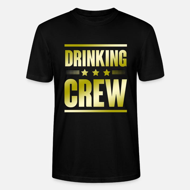 Drinking Crew - Stanley/Stella Unisex Bio-T-Shirt CRAFTER - Schwarz