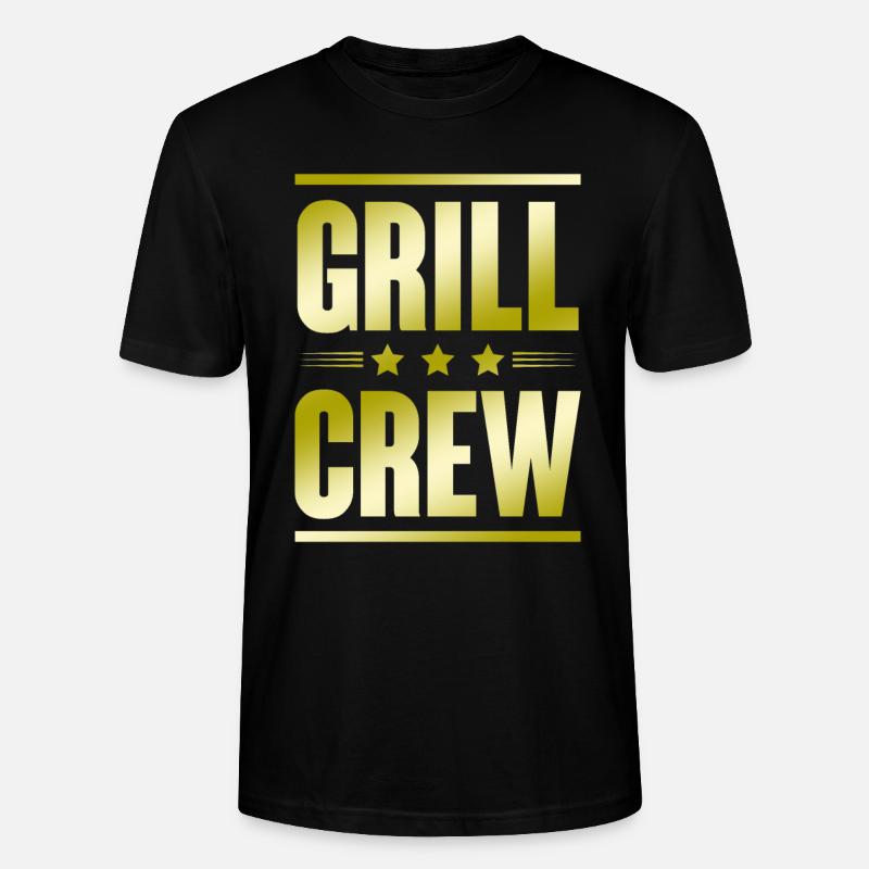 Grill Crew - Stanley/Stella Unisex Bio-T-Shirt CRAFTER - Schwarz