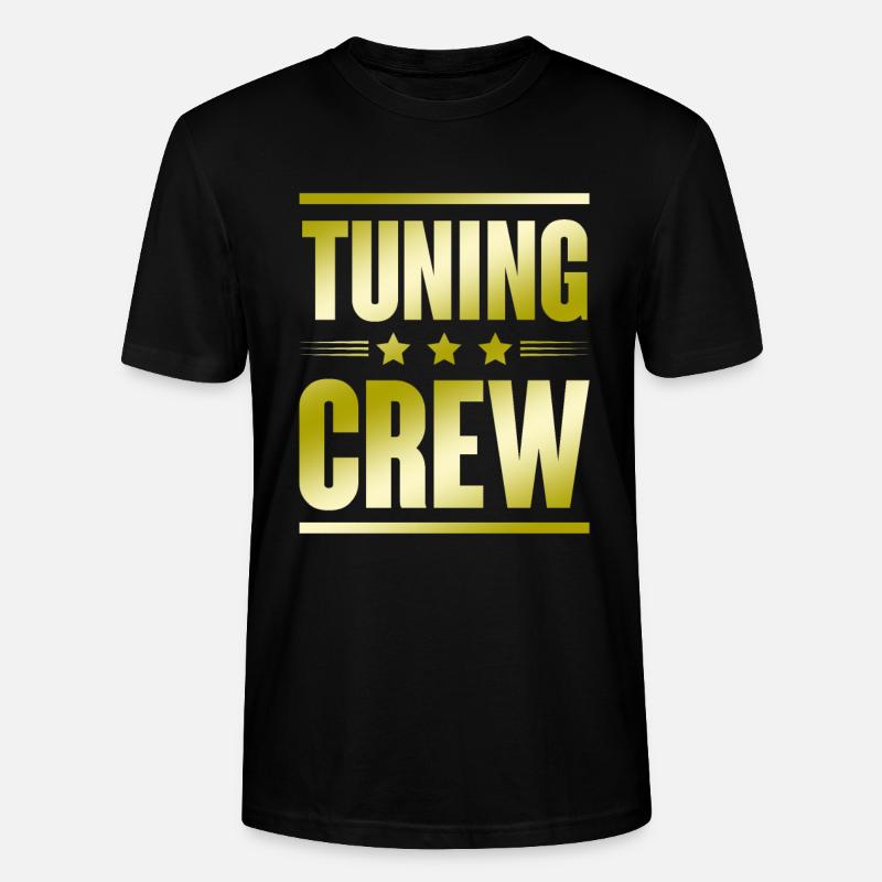 Tuning Crew - Stanley/Stella Unisex Bio-T-Shirt CRAFTER - Schwarz