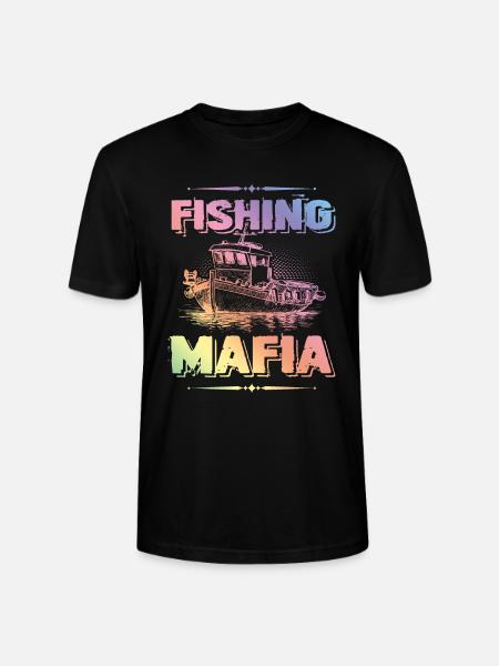 Fishing Mafia - Stanley/Stella Unisex Bio-T-Shirt CRAFTER - Schwarz