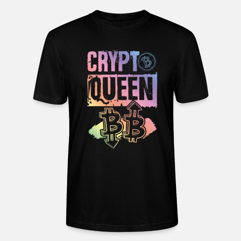Crypto King - Stanley/Stella Unisex Bio-T-Shirt CRAFTER - Schwarz