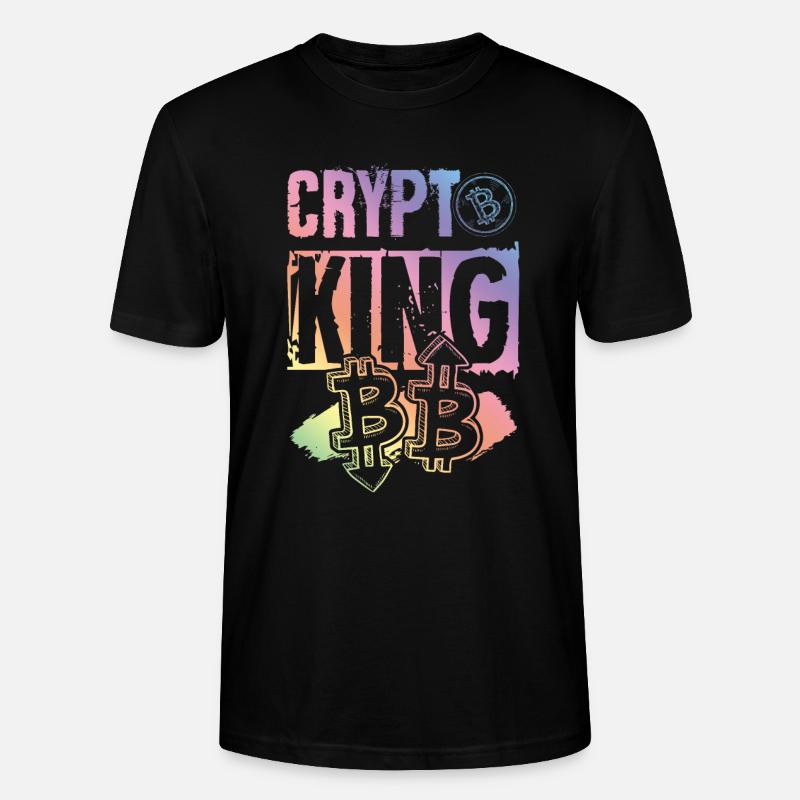 Crypto King - Stanley/Stella Unisex Bio-T-Shirt CRAFTER - Schwarz