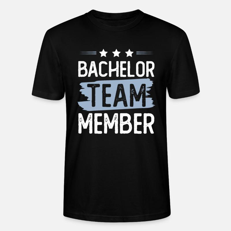Équipe Bachelor - T-shirt bio CRAFTER Stanley Stella Unisexe - noir