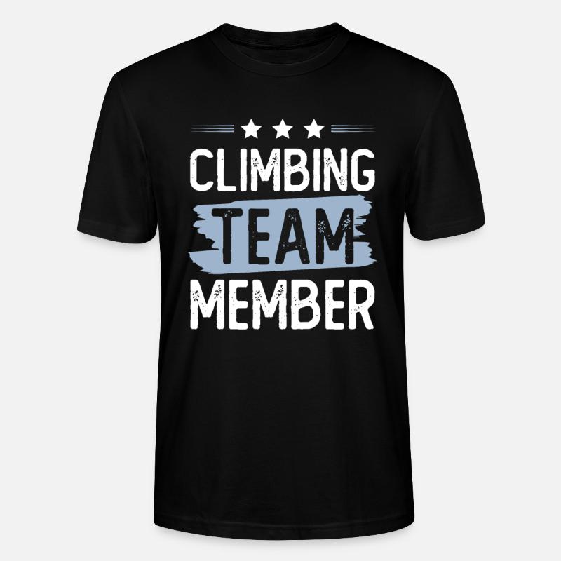 Équipe d’escalade - T-shirt bio CRAFTER Stanley Stella Unisexe - noir